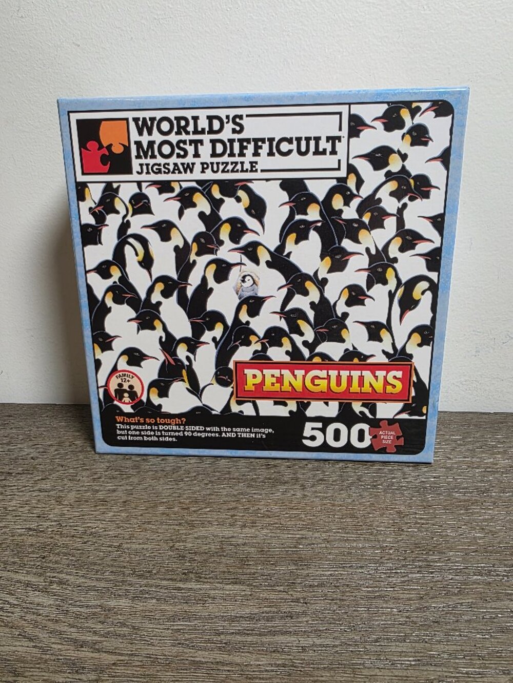 Penguins: World's Most Difficult Jigsaw Puzzle - 500 Pieces NEW and SEALED